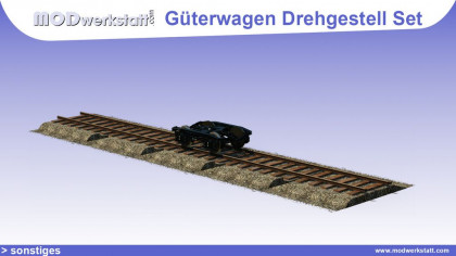 Freight wagon bogie set