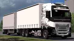 Volvo FH 2012 + двойные прицепы 17