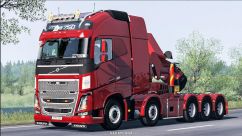 Volvo FH 2012 + двойные прицепы 16