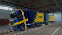 Volvo FH 2012 + двойные прицепы 46