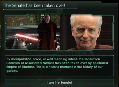 I am the Senate!