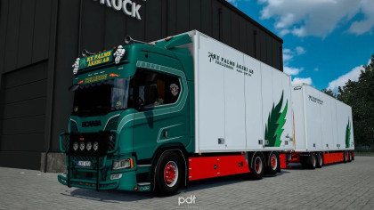 Scania R520 KE Palms Akeri AB + Trailer