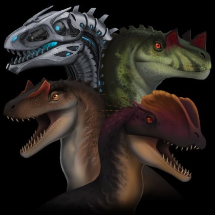 Animated Saurian Portraits