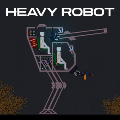 Heavy robot controlled by two people (No mods)