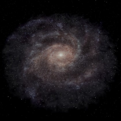 Pinwheel Galaxy (Purple)