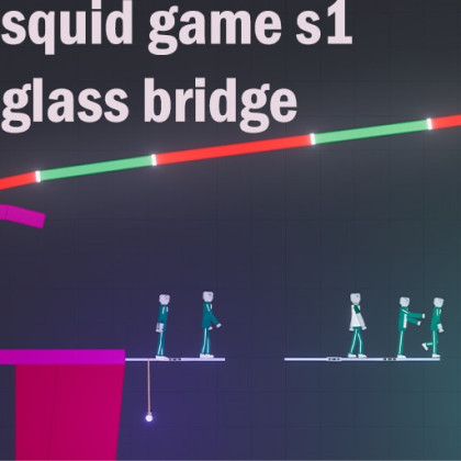 Glass bridge squid game