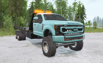 Ford F-350 Regular Cab Rollback Tow Truck