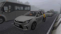 Kia Rio в трафик 0