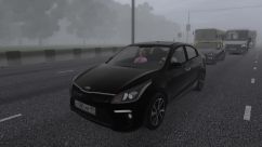 Kia Rio в трафик 3