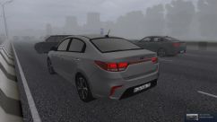 Kia Rio в трафик 1